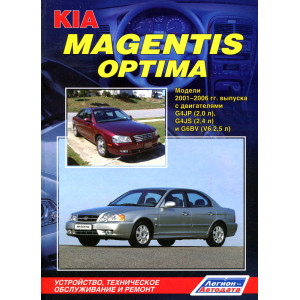KIA MAGENTIS (КИА МАДЖЕСТИК) 2001-2006 бензин. Руководство по ремонту и эксплуатации