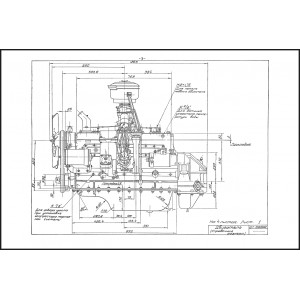 Альбом рабочих чертежей деталей автомобилей ЗИЛ 157. (часть 1. Двигатель)