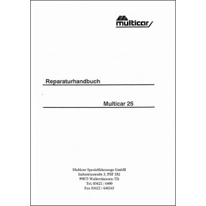 Руководство по ремонту Multicar 25