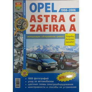 OPEL ASTRA G / ZAFIRA A 1998-2006 бензин. Книга по ремонту и эксплуатации