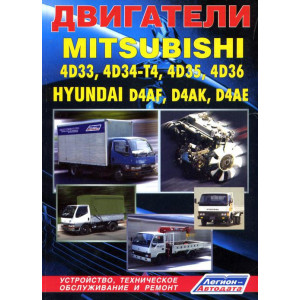 Mitsubishi 4D33, 4D34-T4, 4D35, 4D36 / Hyundai D4AF, D4AK, D4AE.