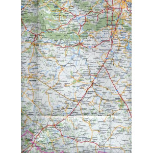 Автомобильная карта Тульская область и Тула